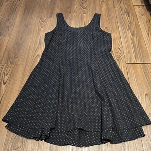 Vestido acampanado CDC Caren Desiree para mujer 12 mini calce negro blanco a lunares a cuadros - Imagen 1 de 10