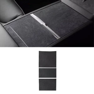 3x Copribevande centrale auto scamosciata per Tesla Model 3 Highland 23-25 - Foto 1 di 7