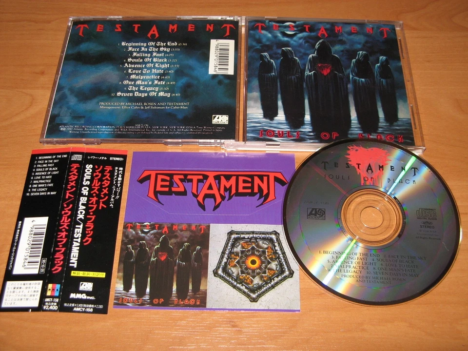TESTAMENT - Souls Of Black - ORG JAPAN press RARE OOP - Bild 1 von 1