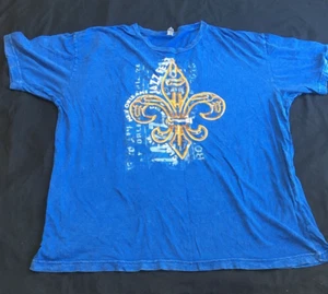 2013 New Orleans Jazzfest Music Festival T-shirt Stonewash Blue Size 2XL - Picture 1 of 3