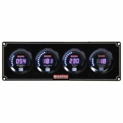 Quickcar 67-3041 Digital 3-1 Gauge Panel OP/WT/OT/Tach - Image 1 of 3