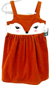 Gymboree Girls 5T Fox Corduroy Jumper/Dress Friendly Fox NWT - Picture 1 of 4