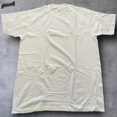 Винтажная мужская рубашка BVD XL белая 100% расчесанный хлопок сделано в США пустая футболка 90-е - Изображение 1 из 4