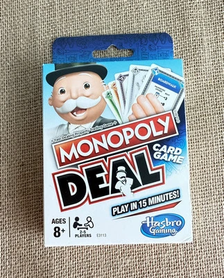 Monopoly Deal Card Game By Hasbro Ages 8+ 2-5 Players NEW - Image 1 of 4