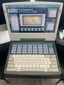 VTech Power Pad Plus Precomputadora Niños Laptop De Colección FUNCIONA Sin Cable - Imagen 1 de 7