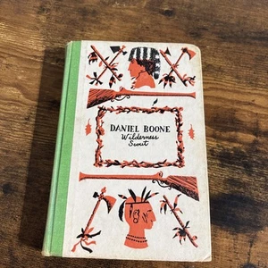 DANIEL BOONE WILDERNESS SCOUT HARDCOVER BOOK BY STEWART WHITE JUNIOR DELUXE ED - Picture 1 of 5