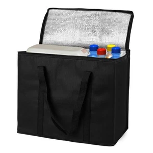 Insulated Reusable Grocery Bags, Large Insulated Cooler, Collapsible Food Del... - Picture 1 of 7