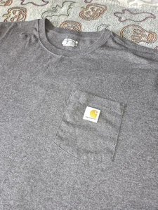 Carhartt Mens T-Shirt 3xl Loose Fit Workwear Pocket Gray NEW Unused - Picture 1 of 7