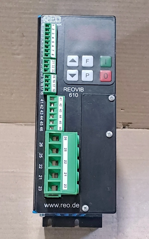 Controlador controlador alimentador de tazón vibratorio REO REOVIB MTS 610-25 400V 25A 1 pieza Foto 1 de 4