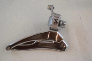 Abrazadera de desviador delantero Sachs Huret 28,6 mm plata vintage Hecho en Francia Nos - Imagen 1 de 8