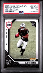 2025 Panini Instant Ashton Jeanty RPS First Look Rookie RC #/3243 PSA 10 Raiders - Bild 1 von 1