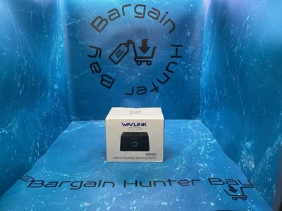 WAVLINK USB 3.0 Dual Bay SATA 2x External Hard Drives Docking Station Offline - Image 1 of 4