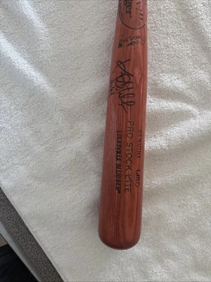 老式1982-1989年肯特·赫贝克明尼苏达双城队签名棒球棒34英寸 — 第 1/4 张图片