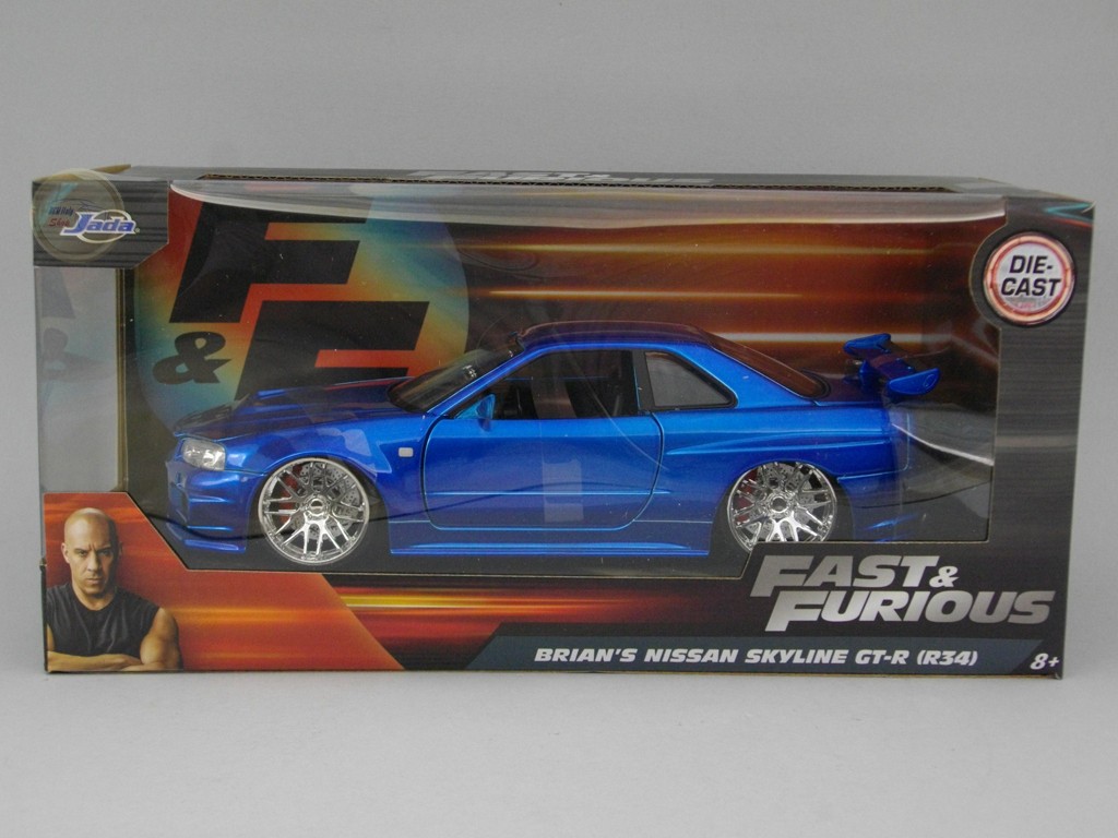 Auto Miniatura Fast And Furious - Volkswagen Jetta 1995 | Scala 1:24 Apribile