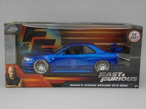 Nissan Skyline GT-R R34 - Jada Toys Fast & Furious 1:24 - JA03045BL - Foto 1 di 1