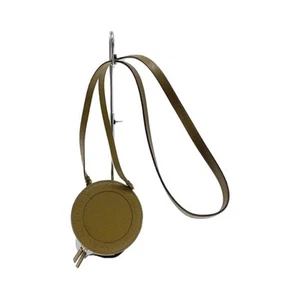 BVLGARI Shoulder Bag Plain Khaki Color Depth 4cm x Height 13cm x Width 13cm - Picture 1 of 7