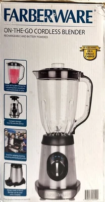Farberware on the go licuadora inalámbrica 3 velocidades recargable y alimentada por batería Foto 1 de 4