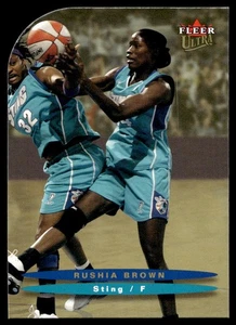 2003 Ultra WNBA #9 Rushia Brown Gold Medallion Die Cut Charlotte Sting - Picture 1 of 2