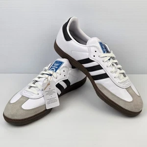 Adidas Mens Originals Samba ADV 2022 White Black Gum Shoes Sneakers US 12 UK11.5 - Picture 1 of 9
