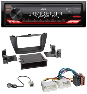 JVC Bluetooth USB DAB MP3 Autoradio für Hyundai Tucson (2010-2015) - Bild 1 von 4