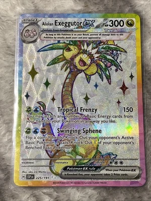 Alolan Exeggutor ex 225/191 Sv08: Surging Sparks Holo - Image 1 of 4