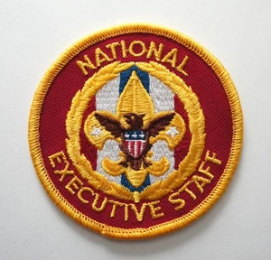 Boy Scouts of America National Executive Staff (BSA 100 Backing) Uniform Patch - Picture 1 of 2