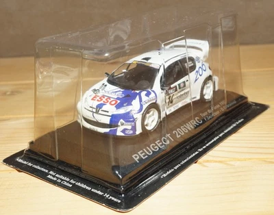 Peugeot 206 WRC Rally Deagostini 1:43 Modellismo Modellino Statico 1/43 auto - Immagine 1 di 4