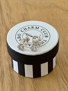 Thomas Sabo Sterling Silver Big Stone Earrings - Picture 1 of 6