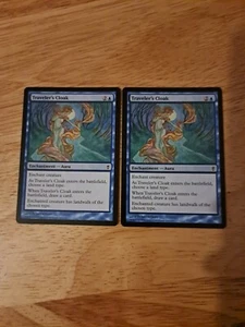 MTG - 2x Traveler's Cloak - Conspiracy - NM - Picture 1 of 2