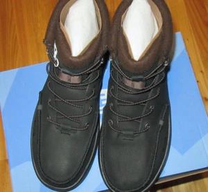 Hey Dude Black 12 Nubuck & Suede Upper Tie Casual Dress Chukka Boot NIB Quality - Picture 1 of 6