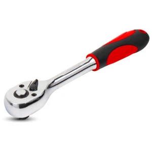 1/4" Drive Ratchet Socket Wrench Handle 72 Tooth Quick-Release Spanner Tool - Picture 1 of 6