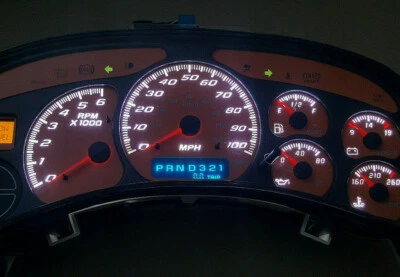 1999-2002 SILVERADO SIERRA TAHOE INSTRUMENT GAUGE CLUSTER SPEEDOMETER REMAN!  - Image 1 of 4