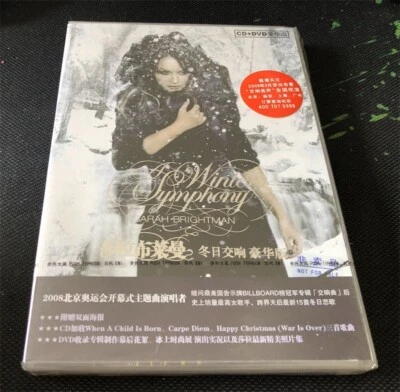 Sarah Brightman A Winter Symphony China 1st Promo Deluxe Edition CD + DVD Sealed - Image 1 of 3