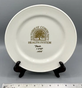 Shenango China Rare TEST/SAMPLE Plate/dish~Southwest Community Health Systems - Picture 1 of 5