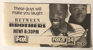 Between Brothers Vintage Print Ad Kadeem Hardison Tommy Davidson TPA20 - Picture 1 of 2