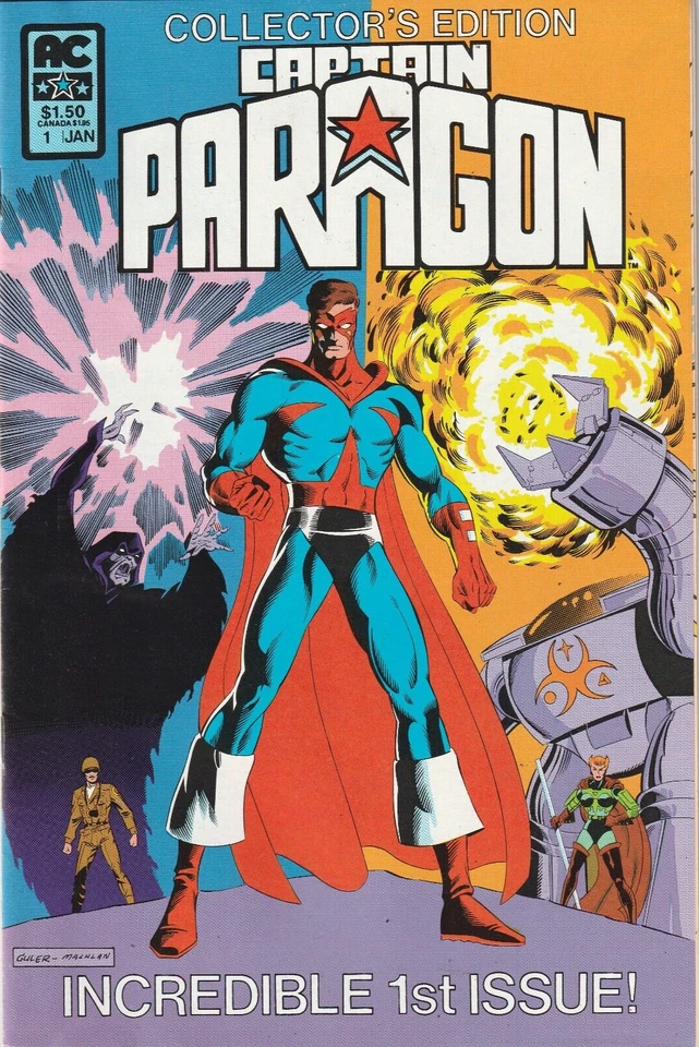 Captain Paragon #1 (Americomics AC Comics December 1983)