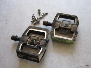 2 PCS Platform Aluminum 9/16 Dual Sided Crank Brothers Mallet Enduro Pedals - Picture 1 of 4