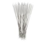 50 Pcs 200mm Reusable Stainless Steel Straw Cleaner Brushes,