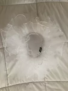 Makers Halloween White Tulle Toddler Girls Tutu Size 18 Months and Up OSFM - Picture 1 of 7