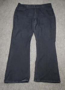 NYDJ Jeans Women's Size 14WP Petite Bootcut Dark Blue Wash Denim Stretch
