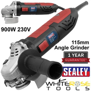 Amoladora angular Sealey 115 mm 4,5" amoladora angular con mango lateral 900 W 230 V - Imagen 1 de 3