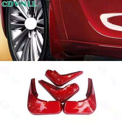 Capa protetora contra respingos para para Chevy Cruze 2010-2015 vermelha brilhante 4 peças - Imagem 1 de 4