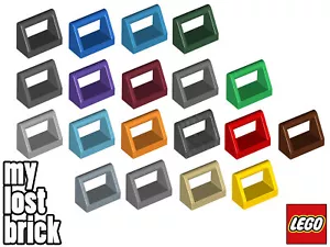 LEGO - Part 2432 - Tiles 1x2 with Handle + NEW + SELECT COLOUR / QUANTITY - Picture 1 of 20