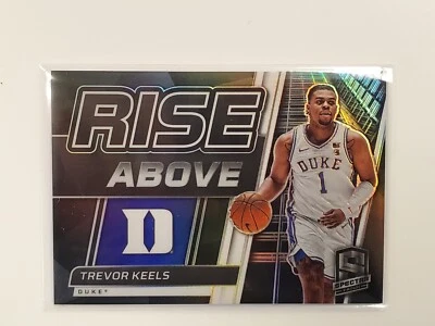 2022-23 Chronicles Draft Spectra Trevor Keels Rise Above Silvr Prizm Knicks Duke - Image 1 of 2