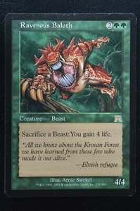 Magic The Gathering MTG RAVENOUS BALOTH Onslaught LP Lightly Played - Picture 1 of 2