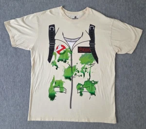 Camisa Slime Uniforme Cazafantasmas Venkman Adulto XL Beige Manga Corta 2017 - Imagen 1 de 7