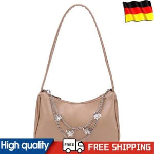 xueren Schultertaschen für Frauen, Schmetterlingskette, Handtasche, modische PU- - Bild 1 von 12