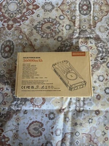 Sudrov Solar Charger Power Bank, 42,800mAh Wireless Portable Charger with USB... - Picture 1 of 3