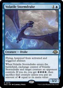 Volatile Stormdrake Modern Horizons 3 MTG Magic The Gathering - Foto 1 di 1