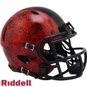 San Diego State Aztecs Logo Mini Speed Replica Helm [NEU] NCAA Schreibtisch Büro - Bild 1 von 1